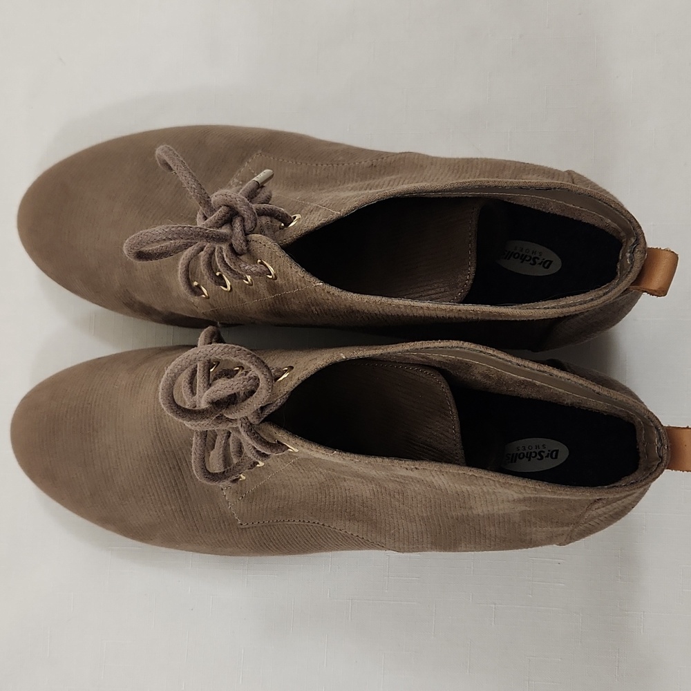 Dr Scholls Taupe Close Call Wedge Ankle Booties. NWOT. Size 10 - Picture 5 of 9